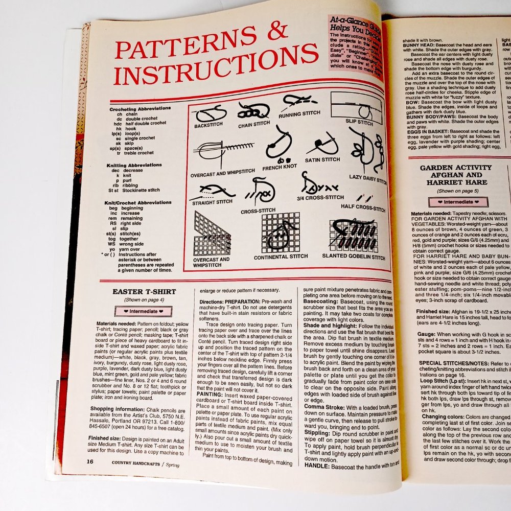 Country Handcrafts April May 1995 32 Various Craft Projects 68 Pages - Picture 7 of 8